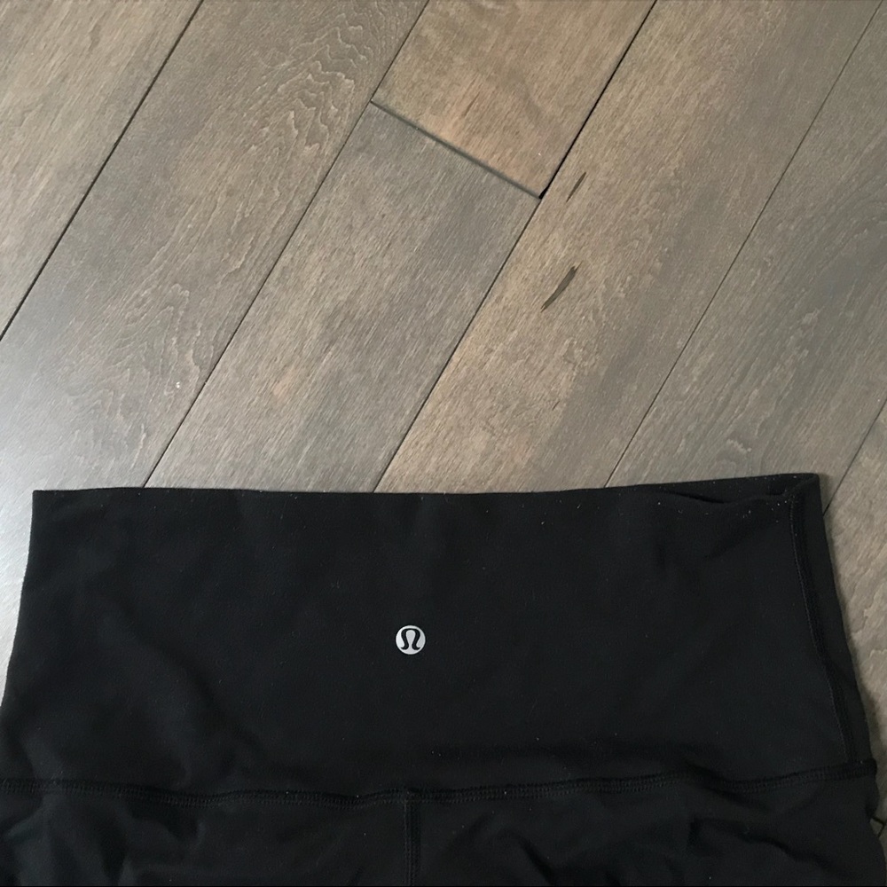 Reversible, black, lululemon leggings